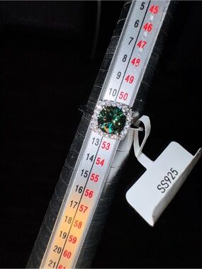 Sterling Silver Oceanic Halo Ring - SS925